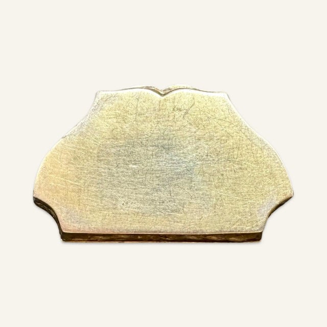 1900 - 1909 Early 1900s Silver Pill Box With Gold Wash Interior and Repousse Decoration For Sale - Image 5 of 5
