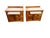 Late 20th Century Late 20th Century Mission Oak Nightstands End Tables Michaels Furniture for Restoration Hardware, 2 Pieces For Sale - Image 5 of 17