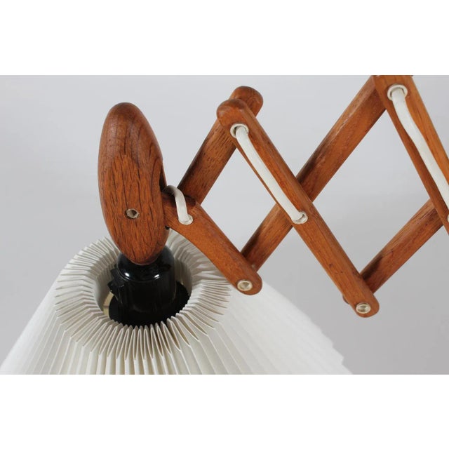Large Sax Wall Lamp in Oak from Le Klint, 1960s For Sale - Image 6 of 11