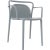 Set of 4 classe grey chairs by mowee. Dimensions: d52 x w52 x h77 cm (seat height 45 cm). Material: polypropylene resin...
