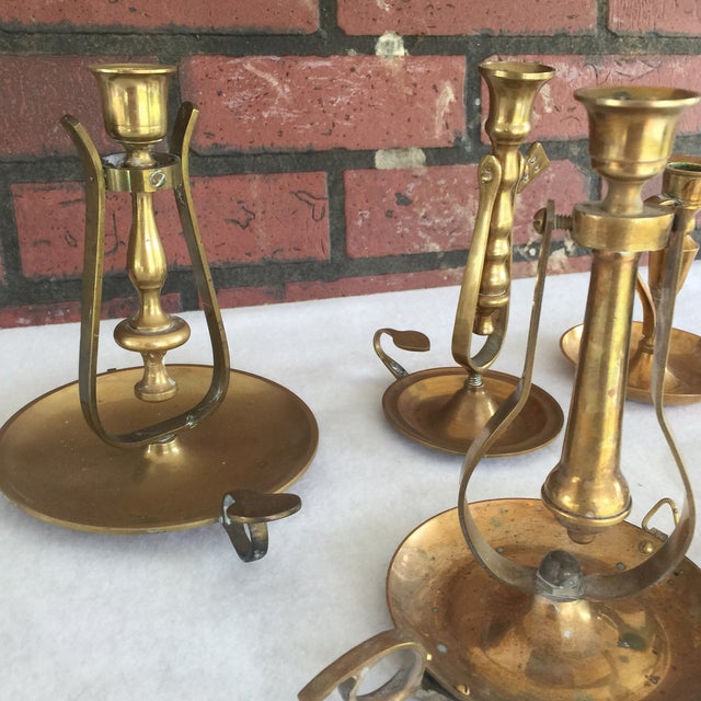 Nautical Brass Candle Holders** Set of 6 Chairish