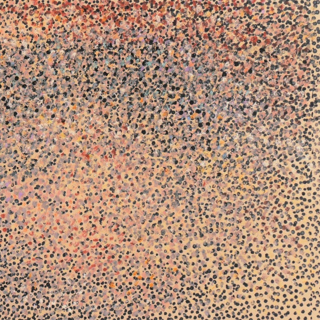 Paper 'Pointillist Abstract' by Manfred Schwartz, Paris, Étretat, New York, Whitney Museum, Museum of Modern Art, Pennsylvania Academy of the Fine Arts For Sale - Image 7 of 12