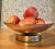 Metal Midcentury Stainless and Brass Footed Bowl For Sale - Image 7 of 9