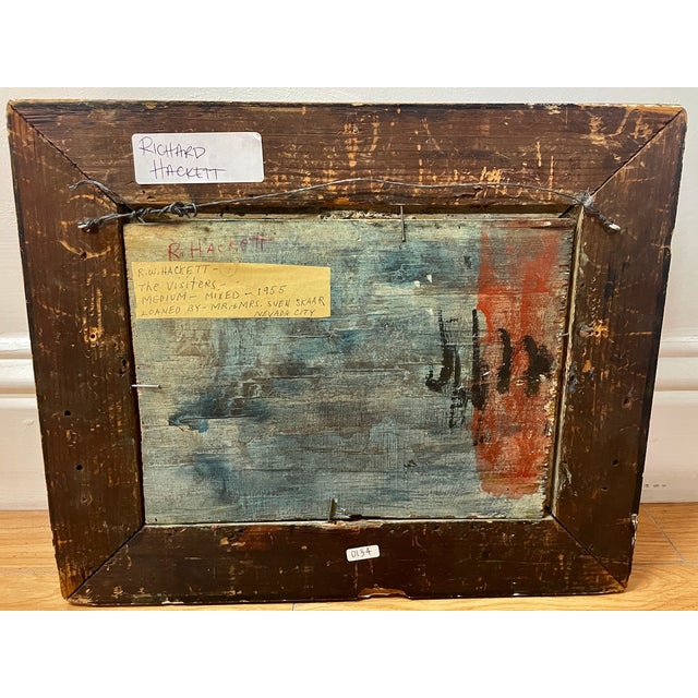 Mid 20thC. Ghost-Like, Bronze-Tone Painting For Sale - Image 4 of 5