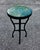 14" Mini Moroccan Mosaic Accent Table – Tamegroute Green Tile Top For Sale - Image 11 of 11