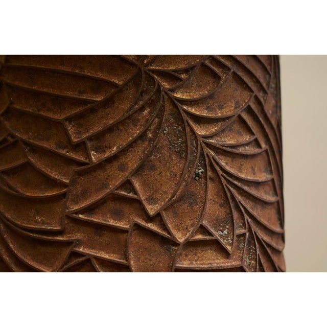 Table Lamp in Bronze by Antoine Callebaut for Jules Wabbes, Belgium, 1970s For Sale - Image 14 of 15