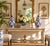 A classic pair of blue and white ginger jars, decorated throughout with delicate Chinese floral motifs. The pattern is...