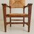 1940s French Wood + Rush Armchair, 1940s For Sale - Image 5 of 18