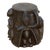 Rustic Figural Carved African Shango Stool For Sale