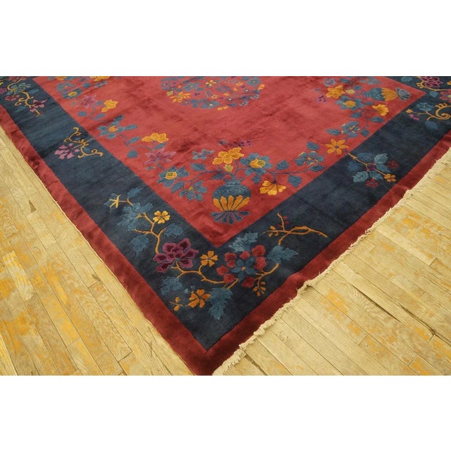 1920s Chinese Art Deco Carpet ( 8'3'' x 9'7'' - 252 x 292 ) For Sale In New York - Image 6 of 12