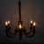 Gilded Wood 6-Arm Chandelier, 1940s For Sale - Image 3 of 18