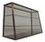 Glass Counter Display Case with a Brass Frame and Glass Shelves, 1930s For Sale