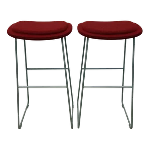 Pair of Jasper Morrison Hi Pad Bar Stools for Cappellini - 4 Pairs Available