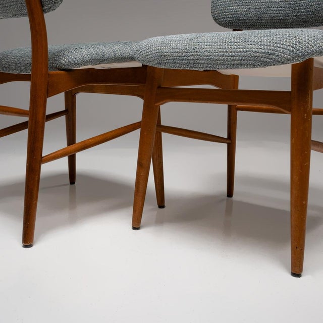 Brown Dining Chairs by Hugo Troeds Bjärnum, 1950s, Set of 4 For Sale - Image 8 of 14