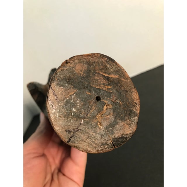 1950s 1950s Vintage African Burkina Faso Mossi Fertility Doll Hand Carved Wood For Sale - Image 5 of 7