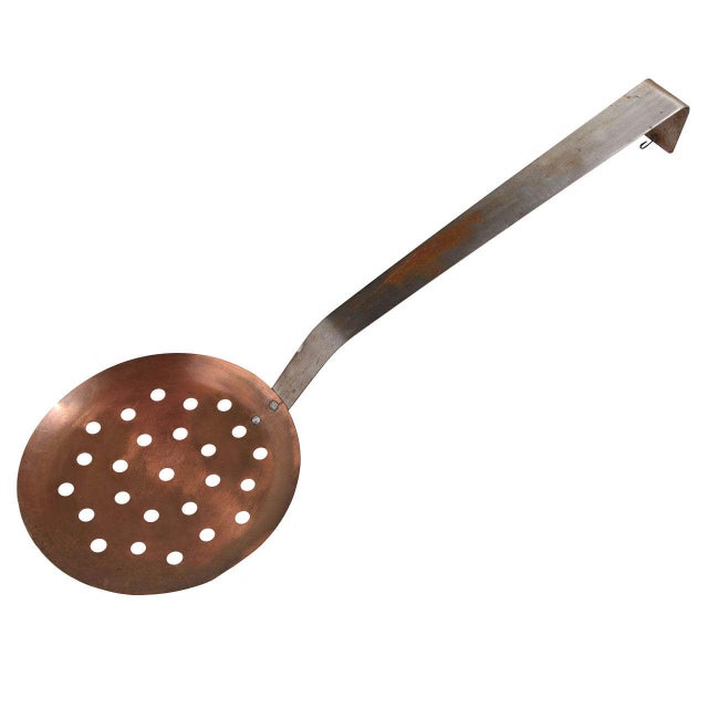 Curtis Jere "Giant Kitchen Utensil Series" Copper Spoon Wall Relief For Sale - Image 10 of 10
