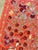 Coral Silk Suzani Wall Hanging With White Peacocks For Sale In New York - Image 6 of 10