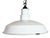 Industrial White Enamel Factory Pendant Lamp, 1960s For Sale - Image 16 of 16