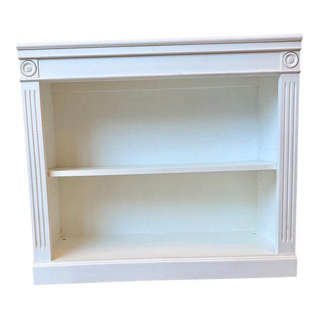 Ethan Allen Crawford Solid Wood Bookcase – Designer Library Shelf #2 For Sale