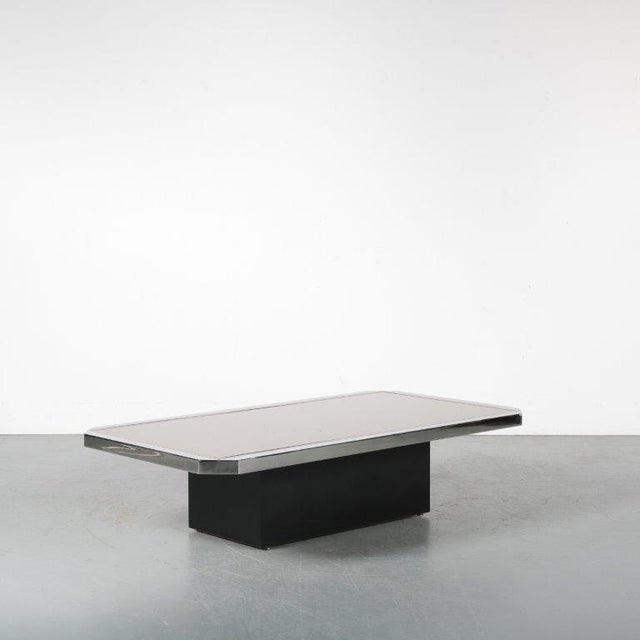 Metal Coffee Table from Belgo Chrom, Belgium, 1970s For Sale - Image 7 of 8