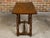 Baroque Italian 1800s Walnut Baroque Style Spool Table with H-Form Cross Stretcher For Sale - Image 3 of 12