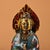 Set of 3 Antique Chinese Gilt Cloisonné Buddhist Triad Statues For Sale - Image 4 of 9