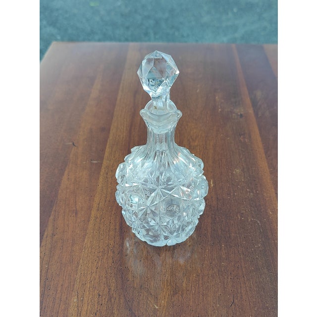 1970s Vintage Oil Cruet With Glass Stopper For Sale - Image 5 of 5