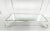 Mid-century Modern Lucite 2-Tiered Rolling Serving/Bar/Tea Cart. mirrored shelves. The cart has a sturdy Lucite push...
