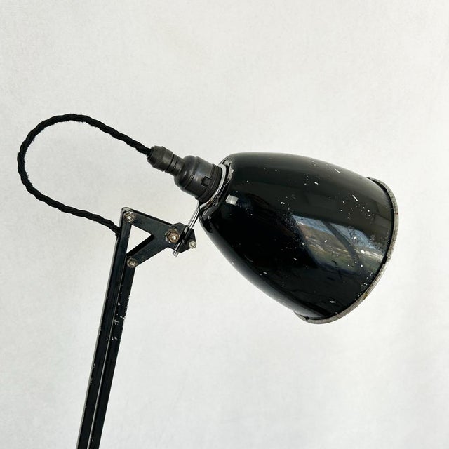 Black Model 1209 Anglepoise Desk Lamp by Herbert Terry, 1930s For Sale - Image 4 of 12