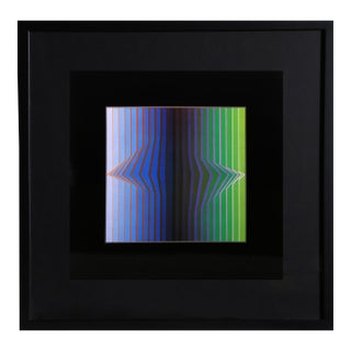 Victor Vasarely, Ilile Iii, Offset Lithograph For Sale