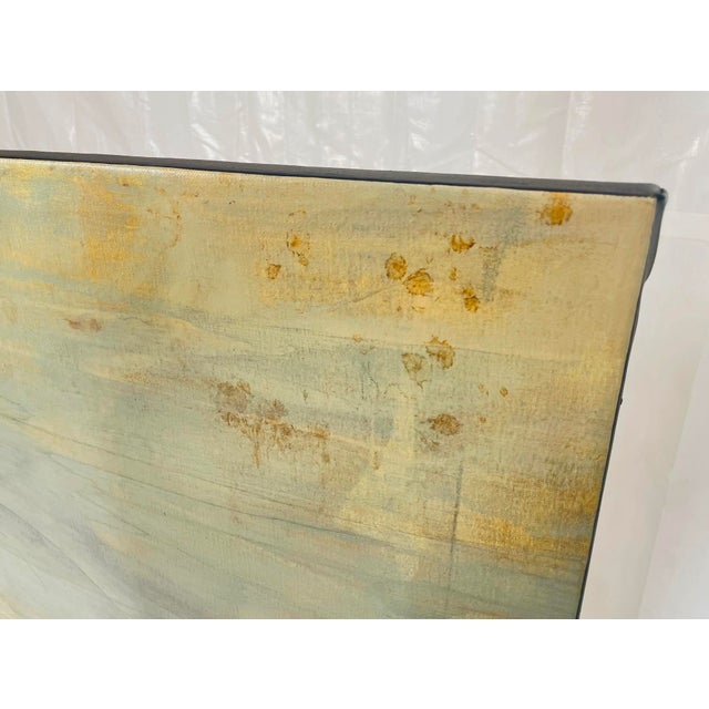 Large Abstract Landscape Oil Painting “Moon Light” by E. Remender For Sale - Image 13 of 15