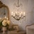 Metal Antique Chandelier - French Louis XV Style Crystal & Bronze 6 Arm For Sale - Image 7 of 7