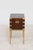 Wood English Vintage Midcentury Mahogany Cellarette on Brass Stand, Lined Inside For Sale - Image 7 of 9