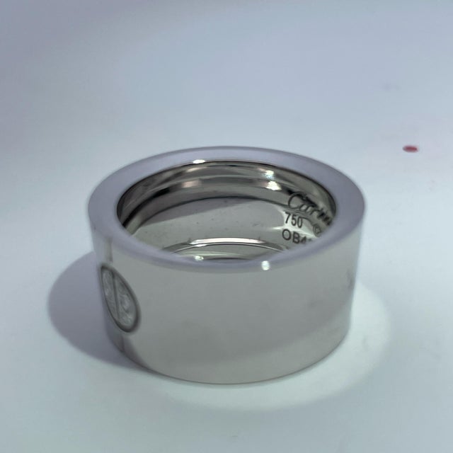 Cartier Love Cone Diamond 18k White Gold Ring, Size 6 For Sale In New York - Image 6 of 11