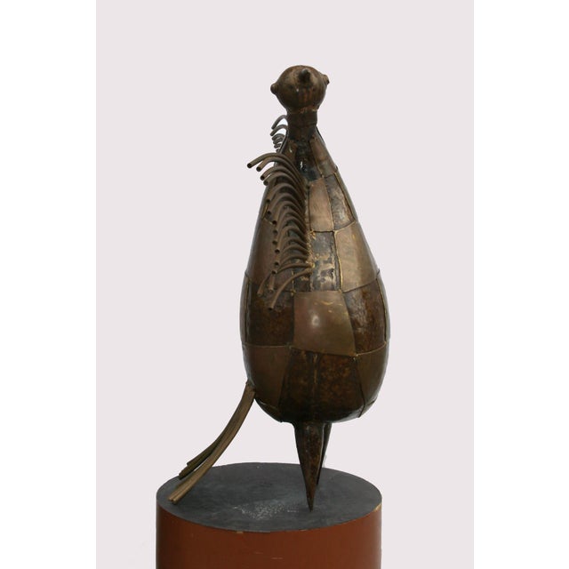 Baby Condor Welded Bronze Sculpture, Victor Delfin For Sale In New York - Image 6 of 6