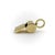 Vintage 18k Gold Large Whistle Pendant Charm For Sale - Image 4 of 8