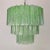 Large Three-Tier Murano 52 Green Alabaster Glass Tubes Chandelier, 1990 For Sale - Image 17 of 17