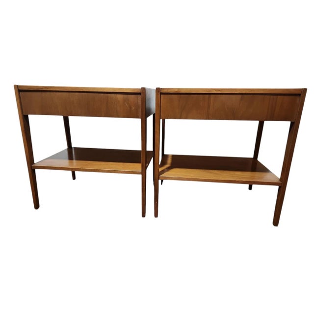 1960s Mid Century Modern Jack Cartwright for Founders Furniture Nightstands - A Pair For Sale In Atlanta - Image 6 of 9
