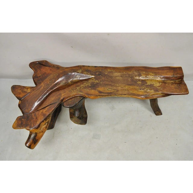 Mid-Century Modern Organic Driftwood Mid Century Modern Sculptural Coffee Table For Sale - Image 3 of 13