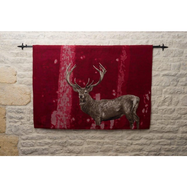 This beautiful tapestry is woven on a jacquard loom by skilled weavers, keeping alive the centuries old tradition of...