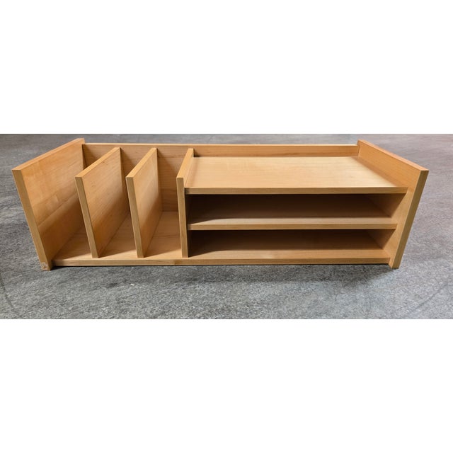 A beautiful vintage Danish Modern teak desk organizer by Pedersen & Hansen, crafted in Denmark during the mid-20th...
