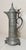 19th Century Large Antique Ornate German Cycling Trophy Award Pewter Lidded Stein Tankard For Sale - Image 12 of 18