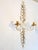 Late 20th Century Late 20th Century Bagues Style Rock Crystal Wall Sconces-A Pair For Sale - Image 5 of 11