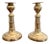 George III Brass Candlesticks, 1800s, Set of 2 For Sale