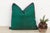 1960s Ketki Green Dotted Ahir Handloom Pillow For Sale - Image 5 of 5