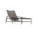 Brown Jordan Kantan Aluminum Vinyl Chaise Lounge, Mica frame with Coffee fabric For Sale - Image 12 of 12