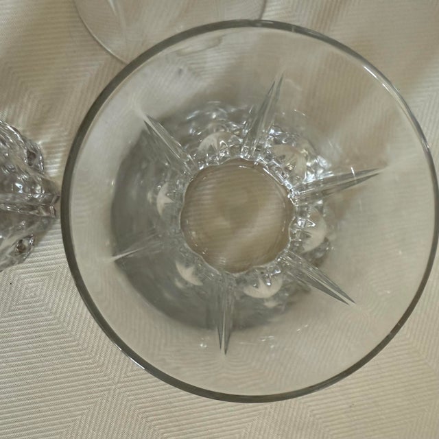 Vintage Luminarc Double Old Fashioned Clear Cocktail Glasses- Set of 4 For Sale - Image 4 of 7