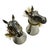 English Antique Silver Horse Flagon - Pair For Sale - Image 3 of 11