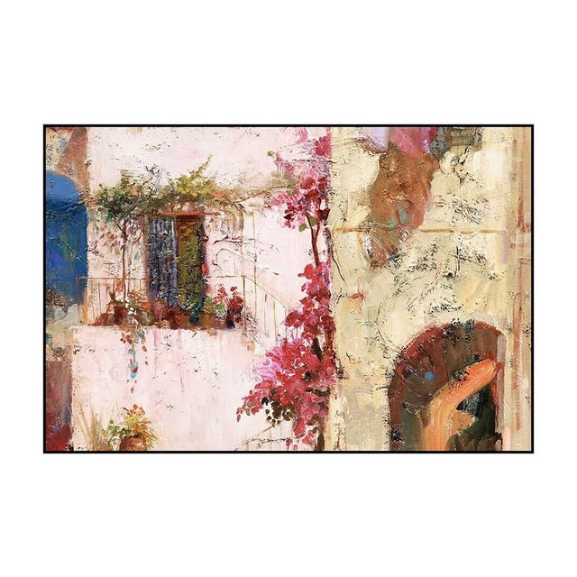 Late 20th Century The Seaside Balcony, Pino Daeni For Sale - Image 4 of 5