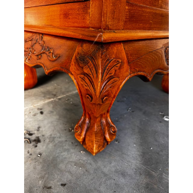 1990s Antique-Like Chinese Teak Armoire For Sale - Image 9 of 13